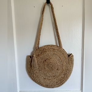 100% jute round purse